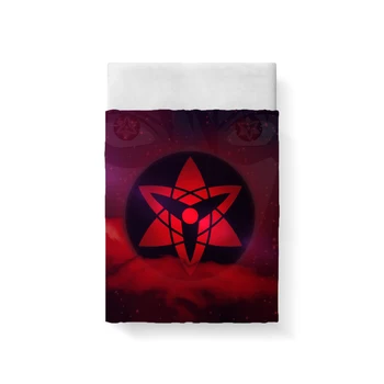 

NARUTO Bed Sheet Bed Linen Posciel Poplin Cotton Edredones De Cama Couple Single Euro Kids Twin Xl Bedding Ropa De Cama Queen 3D