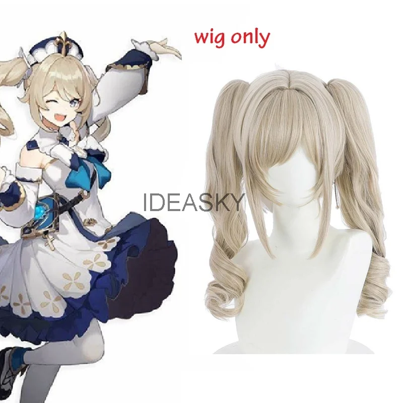 anime cosplay Genshin Impact Cosplay Barbara Costume Halloween Party Anime Game Genshin Impact Barbara Cosplay Dress wig shoes boots Outfit plus size halloween costumes Cosplay Costumes