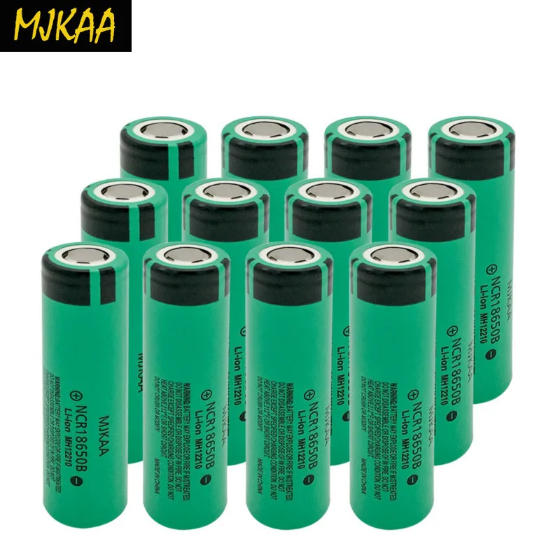 MJKAA 3,7 V NCR 18650B 3400mAh подходит для Panasonic аккумулятор/блок питания/портативное зарядное устройство/лампа аккумуляторная батарея