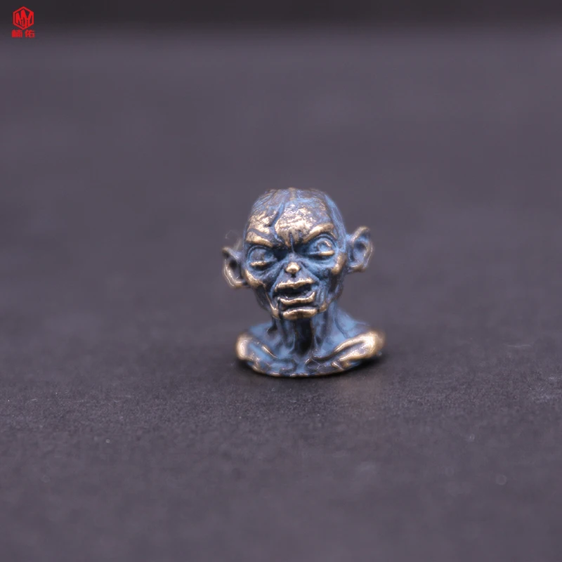 1 Pz Blu Golf Retrò Ottone Rame Edc Paracord Perline Cordino Pendenti Coltello Perline Ombrello Corda Corda Collana Braccialetto Perline