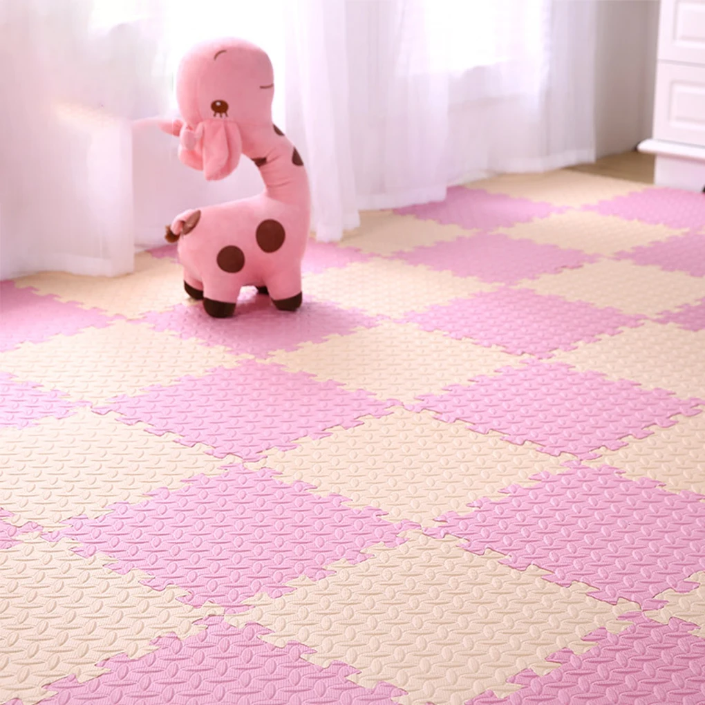 

New Arrival 30*30cm 9pcs/set Puzzle Carpet Baby Play Mat Floor Puzzle Mat EVA Children Foam Carpet Mosaic floor Baby Crawl Toy
