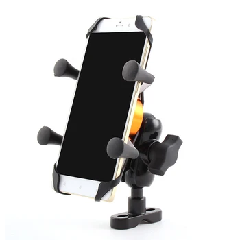 

Motorcycle Phone Holder Aluminum Alloy Rotating Mobile Rearview Mirror Mount Phone Stand for Bike WHShopping