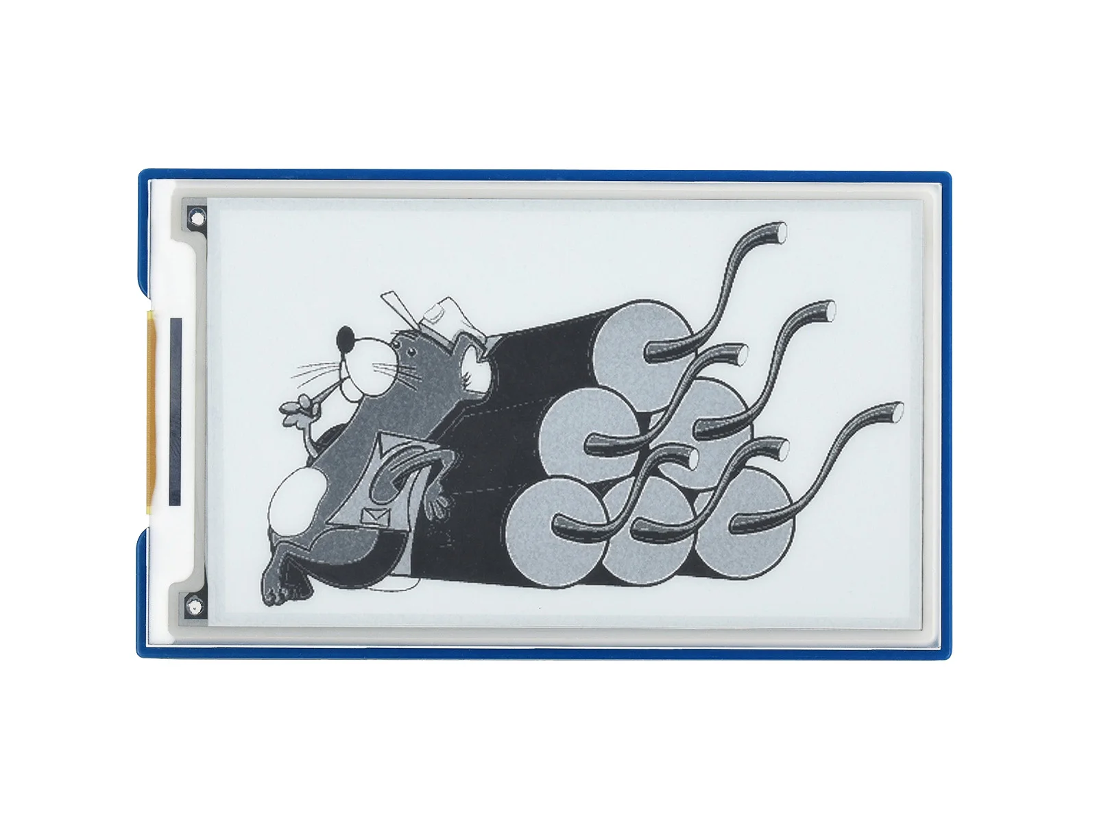 Wavesare-módulo de Exibição E-ink de 3.7 Polegadas para Raspberry pi Pico 480x280 Pixels Preto Branco Interface Spi Quadro demonstração - Imagem 3