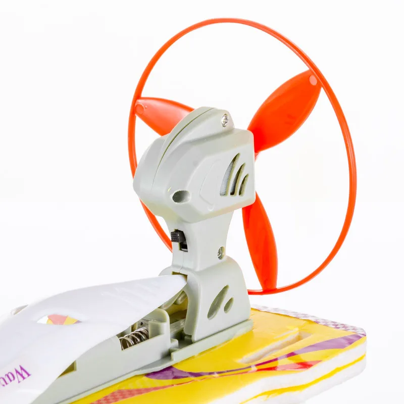 

New Assembled No. Air Power Model Wind Speedboat Non-Amphibious E-Bike Ship Model Zhejiang Province DIY Small Production