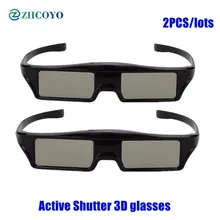 2 шт Горячая распродажа! Высокое качество Bluetooth 3D затвора активные очки для samsung для Panasonic для sony 3D tv s универсальные ТВ 3D очки