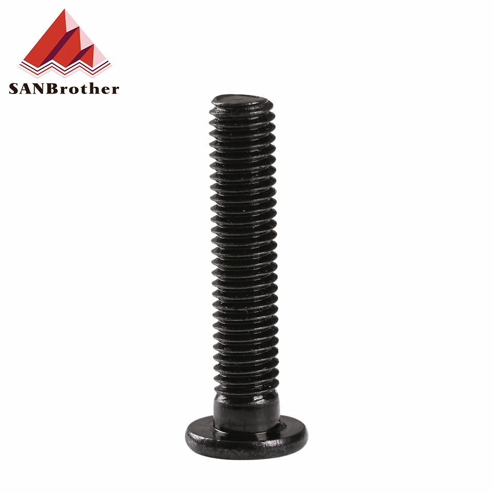 3D Printer Parts M5 Low Profile Screws M5*6/8/10/12/15/20/25/30mm black color M5 Low Profile Screws