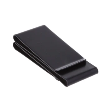 

Stainless Steel Slim Double-sided Money Clip Purse Wallet Credit Card ID Holder
