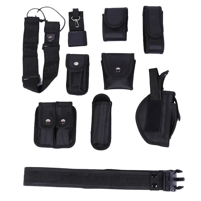 POLICE FLASHLIGHT HOLSTER HOLDER FLASHLIGHT PADDLE POUCH BLACK