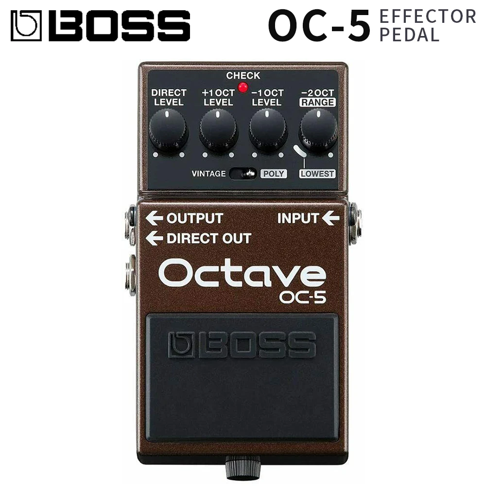 Boss Oc-5 Octave Pedal Guitar Effect Pedal Model Expression Pedal