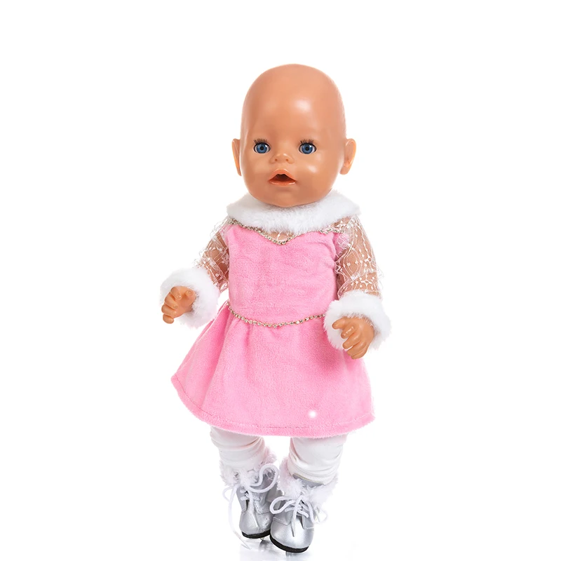 Набор для катания на коньках, Одежда для новорожденных 43 см, кукольные аксессуары для кукольной одежды для 17 дюймов, Детская кукла