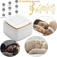 Biały urządzenie ułatwiające zasypianie type-c akumulator czasowy wyłączenie snu dźwięk maszyna do spania relaks dla dziecka dorosłych podróży biurowych