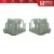 Bross BWR711+BWR712 2 шт. Электрические Зажимы стеклоподъемника Передняя или Задняя Левая и Правая Двери для BMW X3 E83 2003-2010