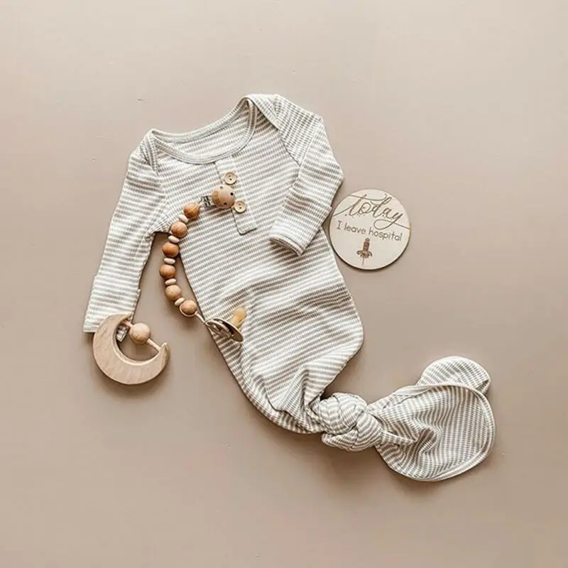 CANIS/Осенняя Милая длинная пеленка с рукавами для новорожденных, одеяло для маленьких мальчиков и девочек, хлопковый спальный мешок, одежда для сна