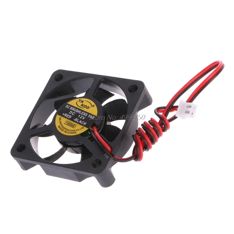 DC 12V 0.12A 2-Pin 50x50x10mm PC Computer CPU System Brushless Cooling Fan 5010