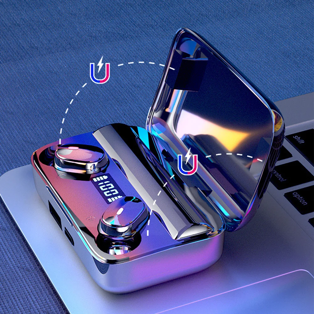 A9 TWS Wireless Bluetooth In Ear Earbuds Touch Control Noise Reduction Earphones Wireless Earphones Phone Accessories