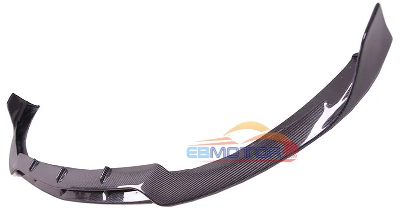 ebmotor-com B style Real Carbon Fiber Front Lip Spoiler For BENZ W205 C63 C63S AMG Sedan & Coupe 2015UP 12_6622