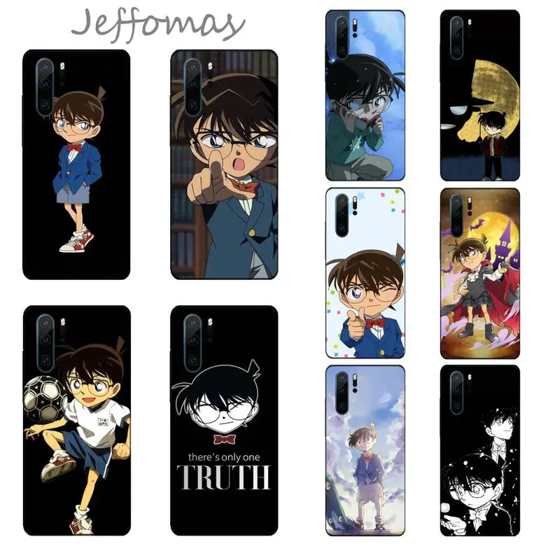 

anime Detective Conan There is only one truth Phone Case For Huawei Y5 Y6 II Y7 Y9 PRIME 2018 2019 NOVA3E P20 PRO P10 Honor 10