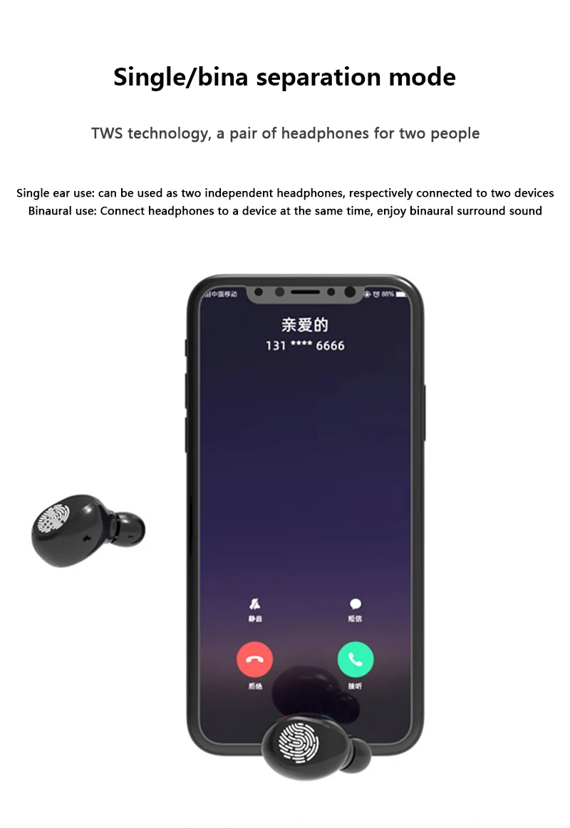 TWS Bluetooth 5,0 наушники беспроводные наушники 6D стерео IPX7 водонепроницаемые наушники с 3500 мАч Charing чехол светодиодный дисплей Bluetoo