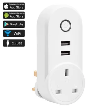 

WIFI Intelligent Socket Intelligent Switch Socket Amazon Alexa Speech Control Intelligent Home Standard