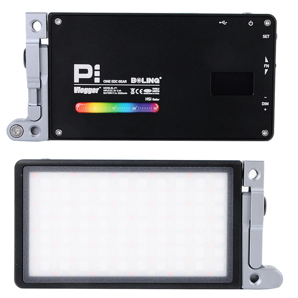 BL-P1 RGB Полноцветный Светодиодный светильник для видеостудии с регулируемой яркостью светильник для цифровой зеркальной фотокамеры