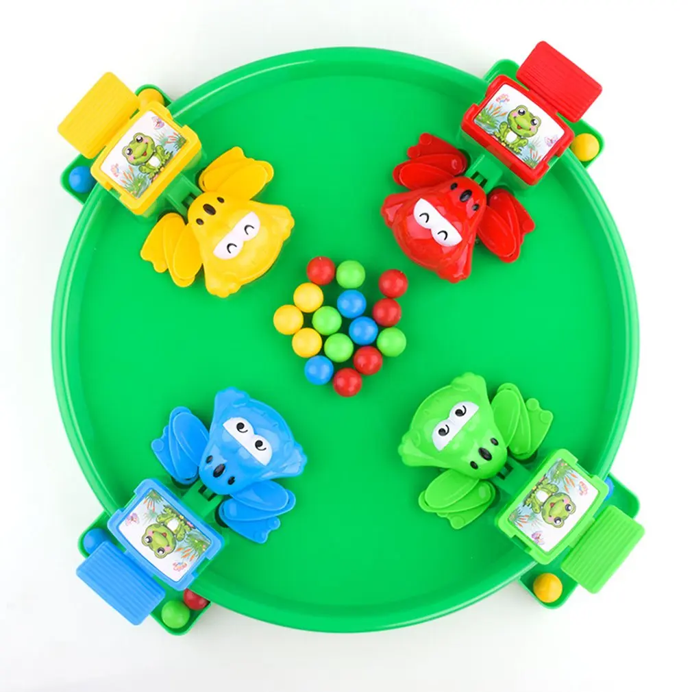 Funny Hungry Frogs Educational Toy Creative Desktop Toy Interactive Game Beads Feeding Toy Child Gift  Puzzle toys for children