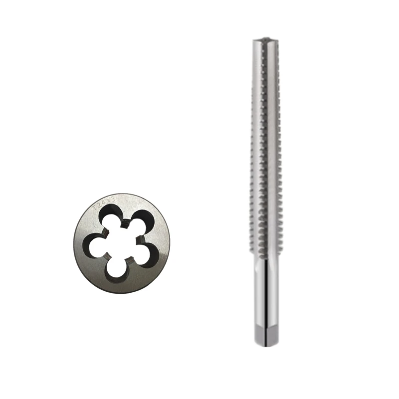 Metalworking Supplies New 1set TR12 x 2 Trapezoidal Metric HSS Left Hand Thread Tap and die CNC