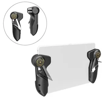 

Mobile PUBG Game Controller For ipad Tablet Six Finger Game Joystick Handle Aim Button L1R1 Shooter Gamepad Trigger Non-slip