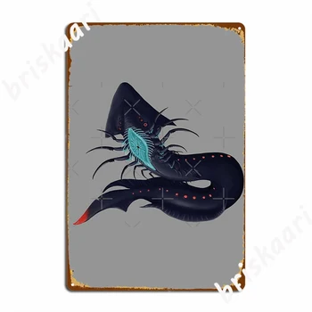 Subnautica, тень, Левиафан, металлический знак, кухонные таблички, украшение для клубной вечеринки, оловянный знак, постер