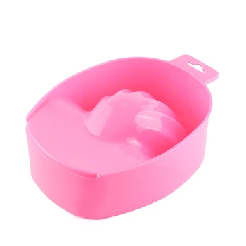 

Manicure Nail Bowl Soak Tray Nail Art Manicure Care Soak Bowl Tray Polish Remover Ramdon Color