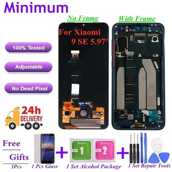 

5.97" AMOLED For Xiaomi Mi 9 SE Mi9 SE LCD Display Touch Screen Digitizer Assembly With Frame Replacement For Xiaomi Mi9 SE