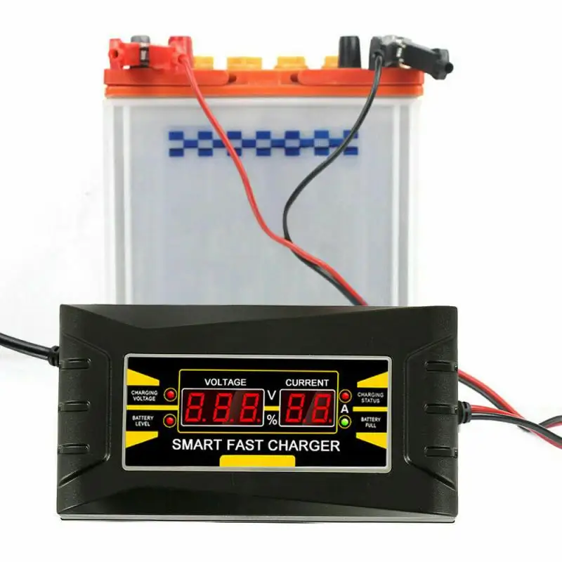 Умное быстрое зарядное устройство для свинцово кислотных аккумуляторов 12 В 10 А