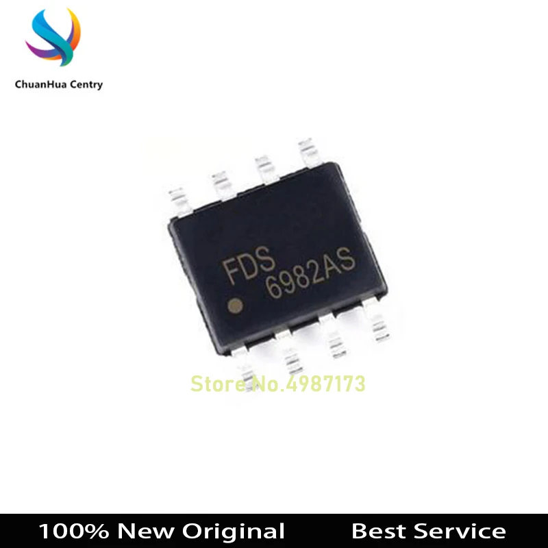 

20 шт./лот FDS6982AS SOP8 100% новая Оригинальная фотография