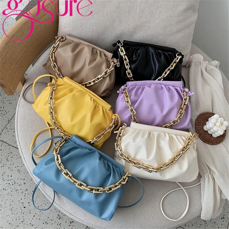 sling bag with gold chain