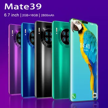 

Mate39 6.7 inch Bangs screen 2+16GB mobile phone smart phone Face recognition technology Portable phone