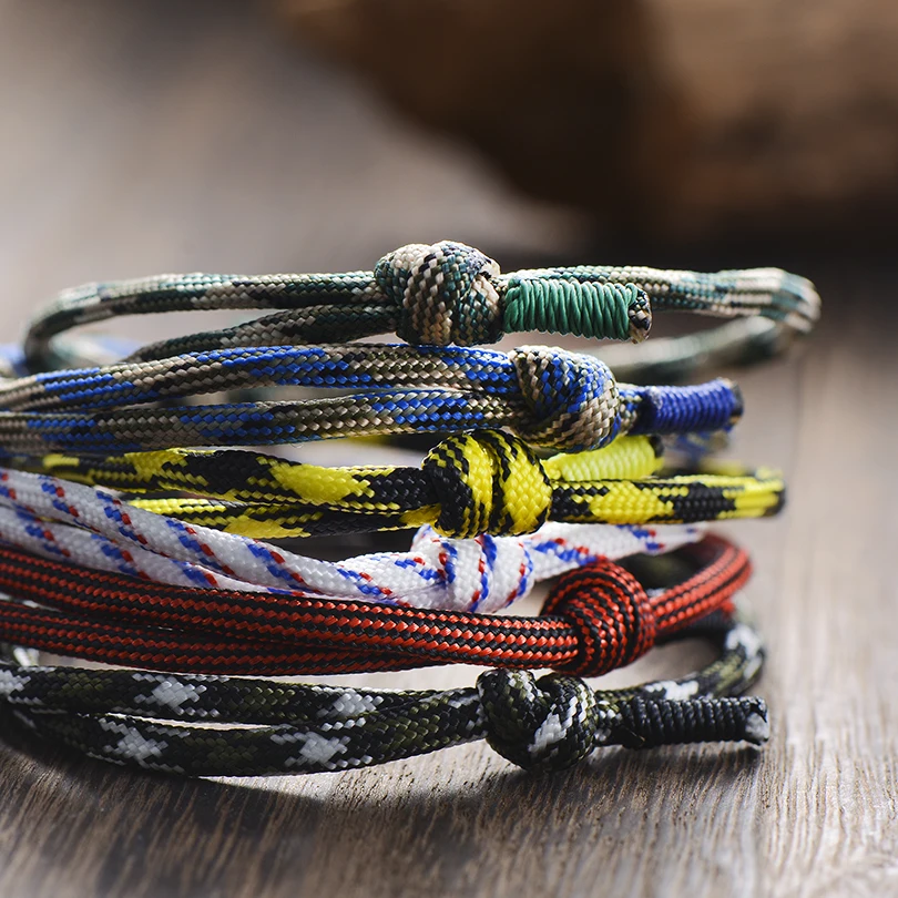 Paracord Rope Braiding Bracelet for Men Women Bracelet Jewelry