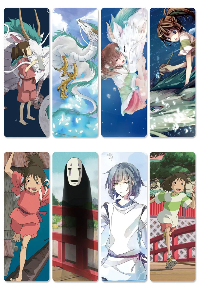 10 компл./лот аниме Хаяо миядзяки; Tonari Totoro закладки для книг Унесенные призраками книжная Обложка из ПВХ mark офисные школьные принадлежности подарок