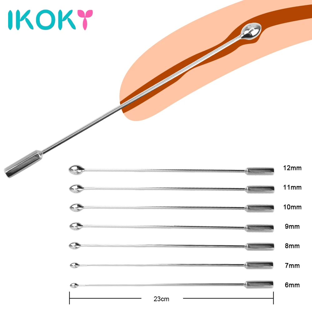 Male Urethral Dilator Metal Urethral Catheter Penis Plug Sounding Horse Eye Stimulation Adult Products Sex Toys for Men urethral dilator