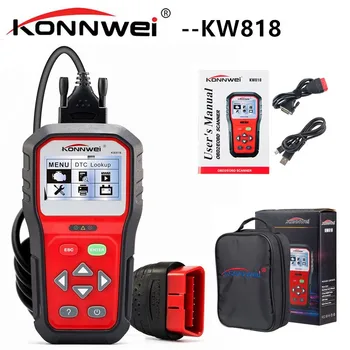 

KONNWEI KW818 Auto Diagnostic Scanner Car Fault Code Scanner Tool OBD Engine Code Reader