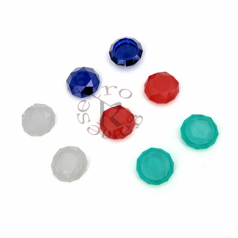 2pcs Diamond Design Thumbstick Cap Analog Controller Thumb Stick Grip Skin Cover for Sony PlayStation 4 PS4 Slim PRO Accessories |