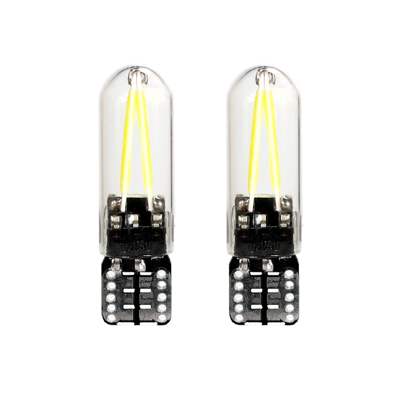 

2 шт. W5W Светодиодная лампа T10 LED s нить чип лампа для чтения купольная лампа для автомобиля фонарь для парковки 168 194 светодиодная автомобильная лампа для габаритных огней лада