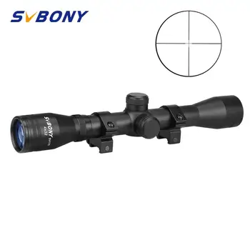 

Svbony 4x32 Rifle Scope Optical Sight Fixed Cross Line Aiming Anti-seismic 20mm Rail Riflescope Hunting Shooting SV175