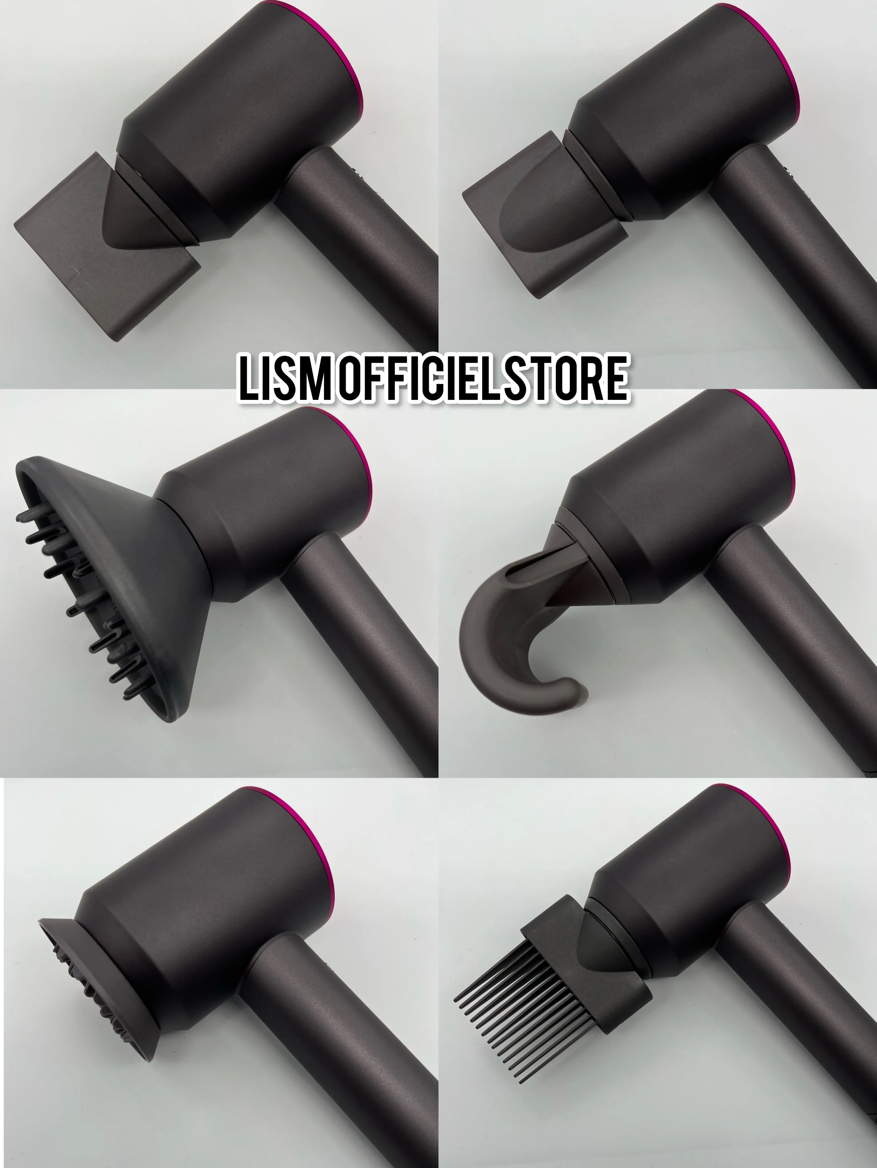 Sèchecheveux,buse de fixation pour tête de sèchecheveux professionnel Dyson Supersonic HD03