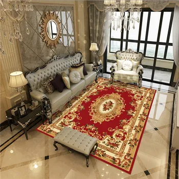 

Nordic Palace Decor Carpet 3D Printing Carpet Large Size High Quality Bedroom Living Room Rug Tappeto Ink Flower Pattern Mat