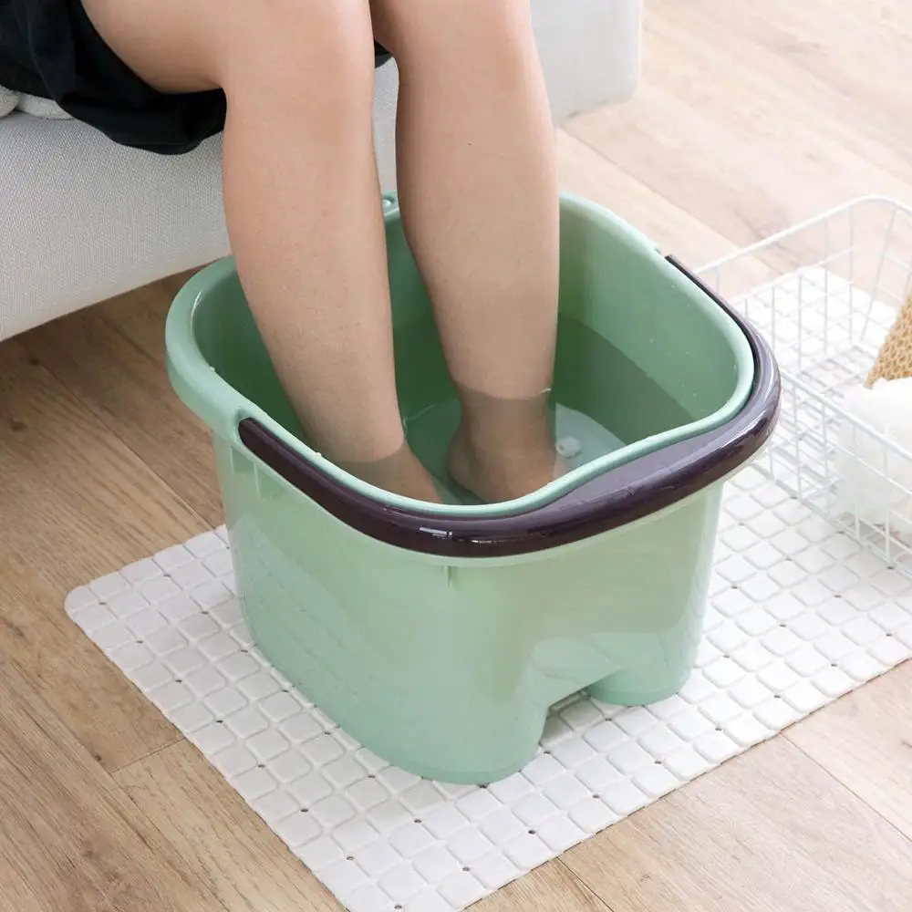 Hot Plastic Bucket Foot Bath Bucket Bathroom Foot Tub Wash Basin Laundry Buckets Portable Water