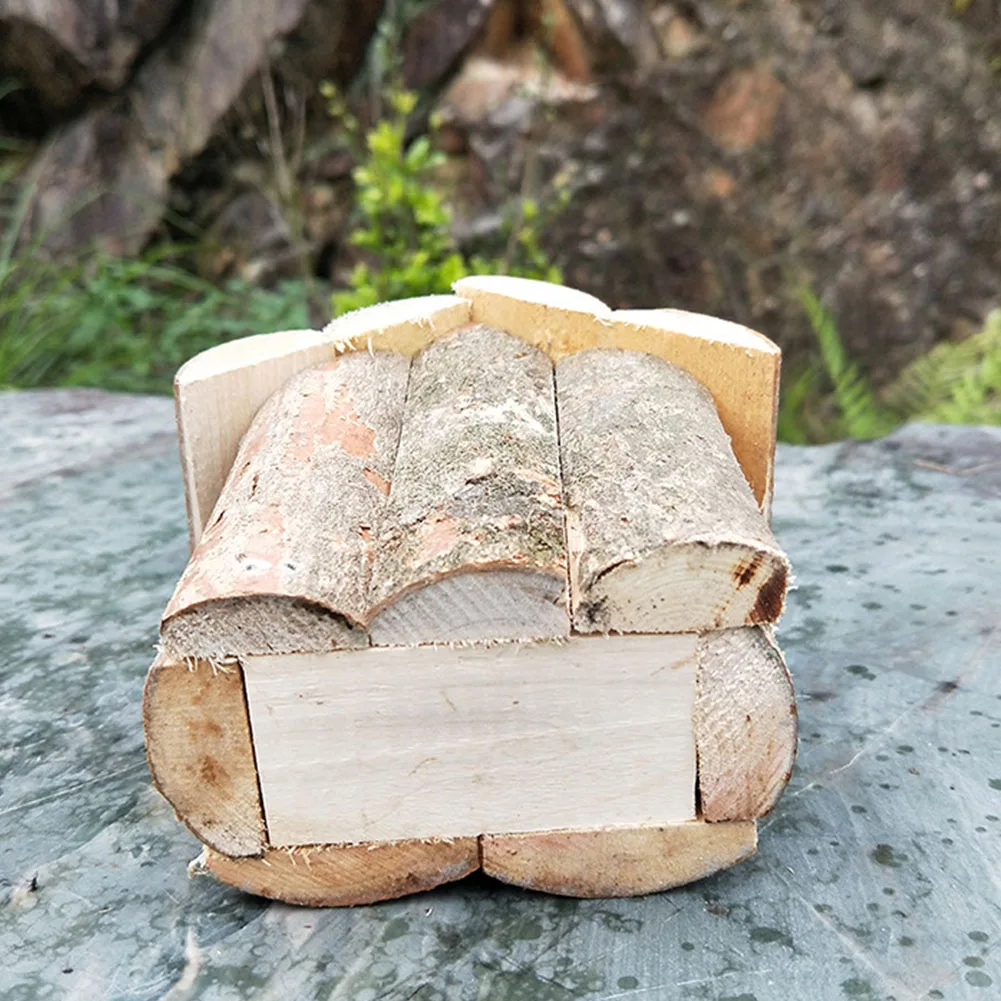 Ремесло Ласточки Открытый Висячие гнездо легко установить сад попугай DIY декоративная кабина форма Птичий дом деревянный косой крыши
