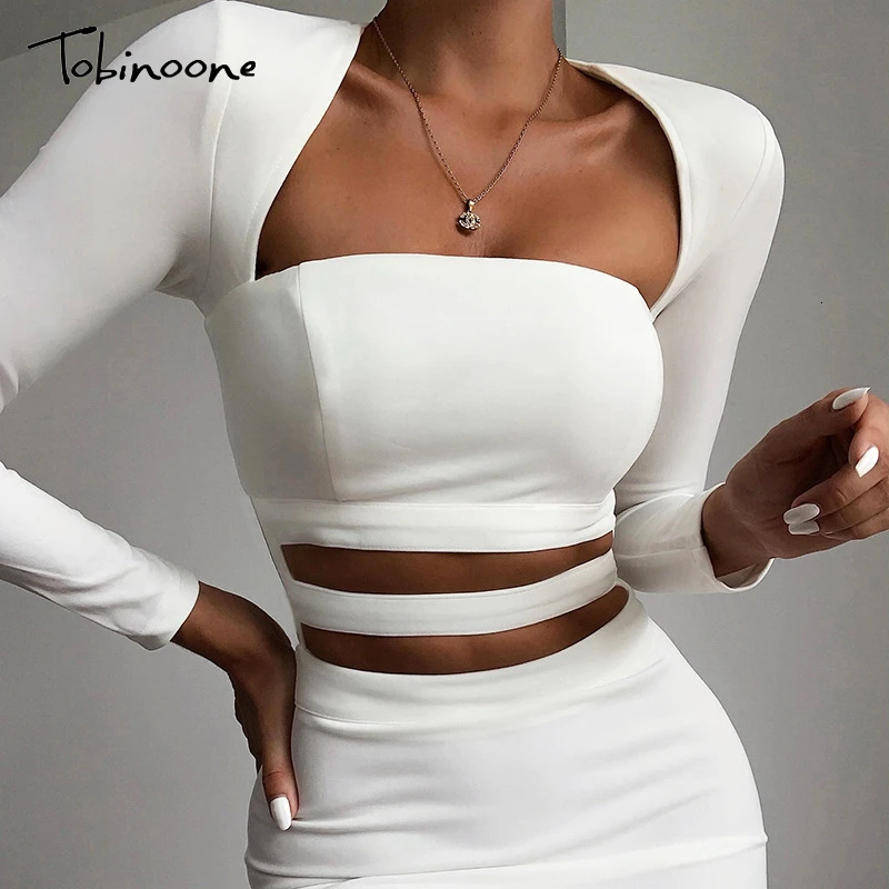 Женское короткое платье с длинным рукавом на осень|Платья| |