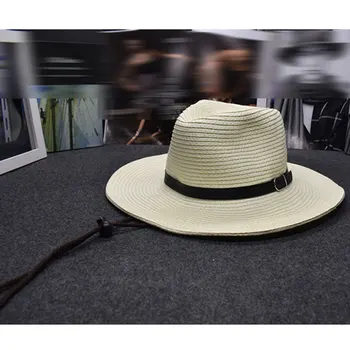 

Panama Hat Summer Sun Hats for Women Man Beach Straw Hat for Men UV Protection Cap chapeau femme 2020