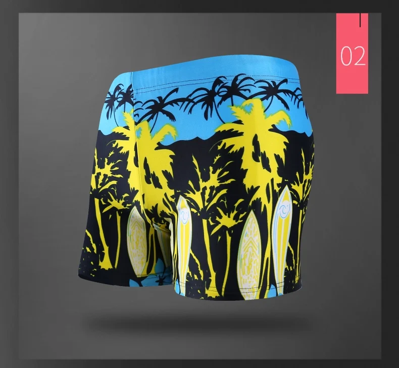 Мужские плавки Coco Tree с принтами, летние пляжные стильные боксеры для плавания, мужские трусы mayo sungas de praia ho s
