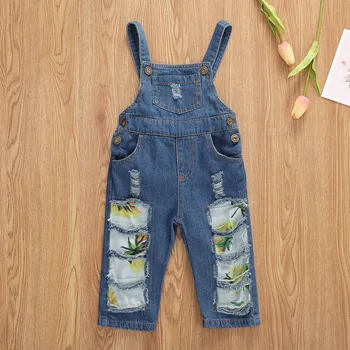 

Toddler Kids Baby Girl Summer Sleeveless Backless Denim Jumpsuit Romper Playsuit Overall One-Pieces Outfits