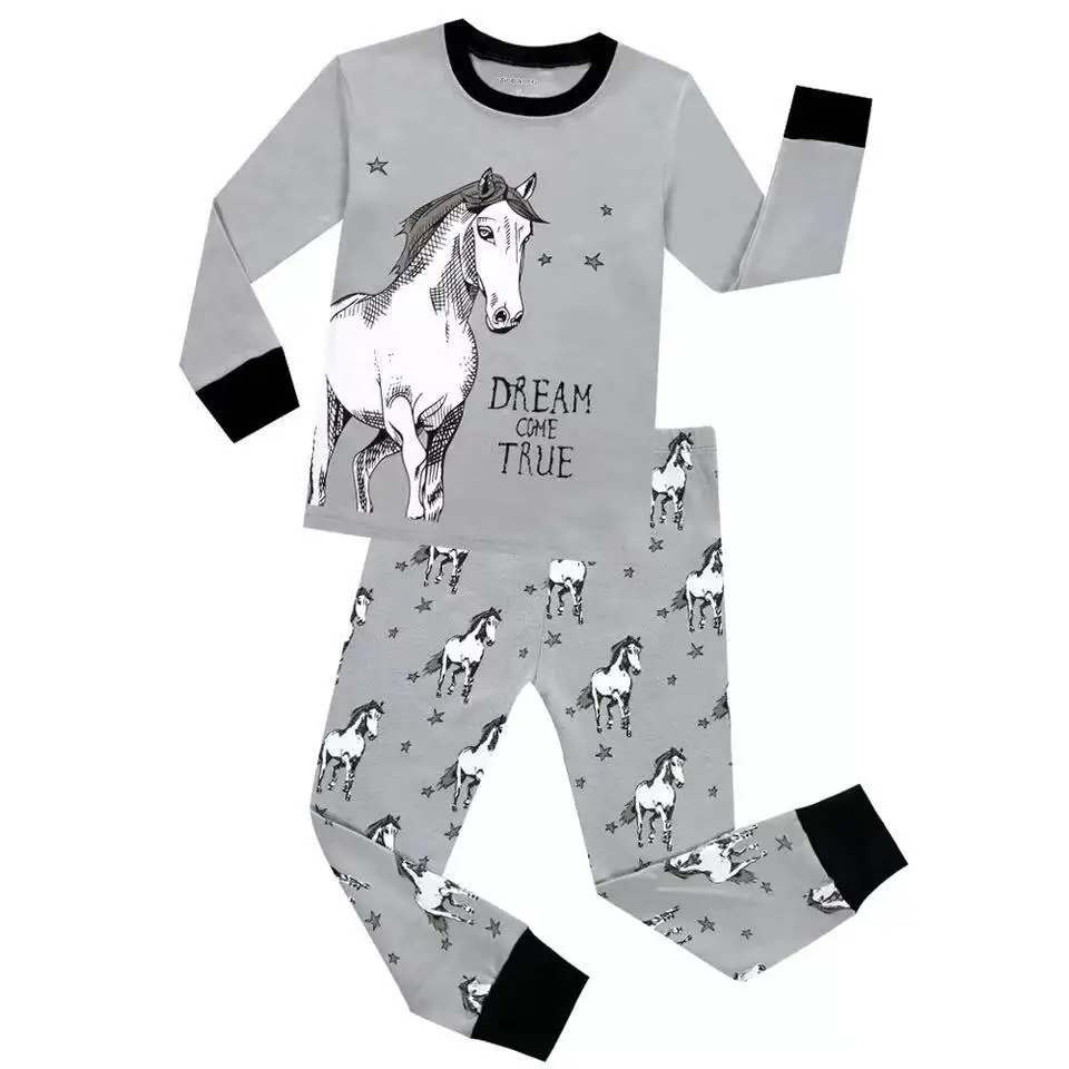 

Kids Pajamas Set Children Sleepwear Boys Girls Aminal Pyjamas Pijamas Cotton Nightwear Kids Clothes